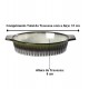 Travessa 31cm 1,4 Litros Oval Mista Em Cerâmica Verde
